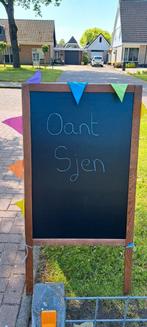 Te Huur, Krijtbord Schrijfbord Stoepkrijtbord, Ophalen, Zo goed als nieuw