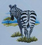 Borduurpatroon  Zebra  nr 1721, Verzenden, Nieuw, Handborduren, Patroon