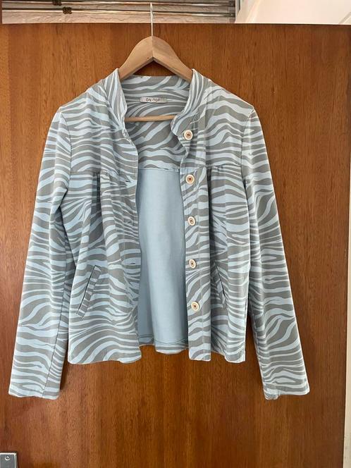 Jasje L, Kleding | Dames, Jasjes, Kostuums en Pakken, Zo goed als nieuw, Jasje, Maat 38/40 (M), Bruin, Ophalen of Verzenden