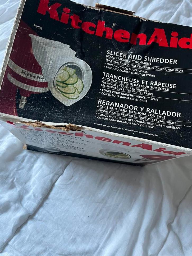 Kitchenaid slicer & shredder, Huis en Inrichting, Keuken | Keukenbenodigdheden, Gebruikt, Ophalen of Verzenden