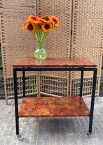 Serveer wagen, trolley, bijzettafel gerestyled!, Ophalen, 50 tot 100 cm, Zo goed als nieuw, 25 tot 50 cm