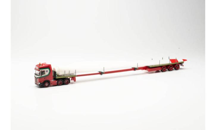 SCANIA CS 20 HD TELETRAILER-SATTELZUG Vlastuin, Hobby en Vrije tijd, Modelauto's | 1:87, Nieuw, Bus of Vrachtwagen, Herpa, Ophalen of Verzenden