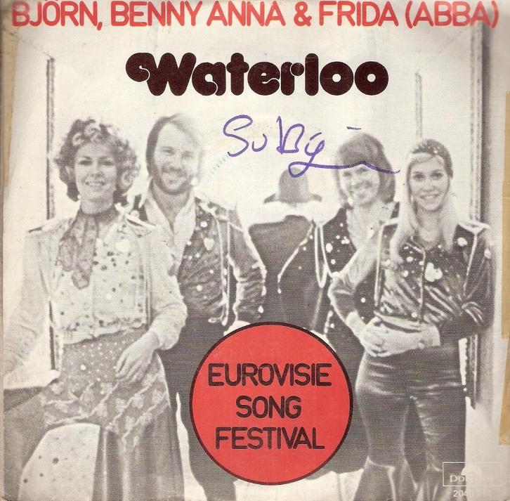 Björn, Benny, Anna And Frida [ABBA] - Waterloo 1974, Cd's en Dvd's, Vinyl Singles, Gebruikt, Pop, Ophalen