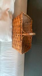 Grote stevige mand riet gelakt 50 x 40 cm groot pitriet, Ophalen, Zo goed als nieuw, Rond, Riet