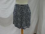 CITY LIFE soepel zwart / wit stretch broekrok - maat M, Maat 38/40 (M), Verzenden, Wit, Zo goed als nieuw