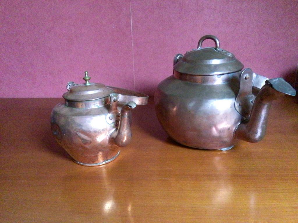 Twee koperen ketels, Ophalen of Verzenden, Koper