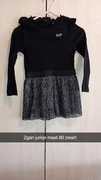 Zgan zwart jurkje maat 80 baby meisje, Ophalen of Verzenden, Zo goed als nieuw, Meisje, Jurkje of Rokje