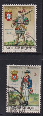 Portugal Mozambique 1956 Militairen, Ophalen of Verzenden, Overige landen, Gestempeld