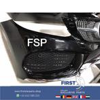 W205 C43 AMG Voorbumper COMPLEET Mercedes C Klasse 43 bumper, Gebruikt, -, Voor, Ophalen of Verzenden