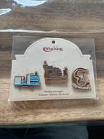 Efteling pinset Voertuigen 1op kaartje, Verzamelen, Efteling, Ophalen of Verzenden, Zo goed als nieuw, Button of Speldje