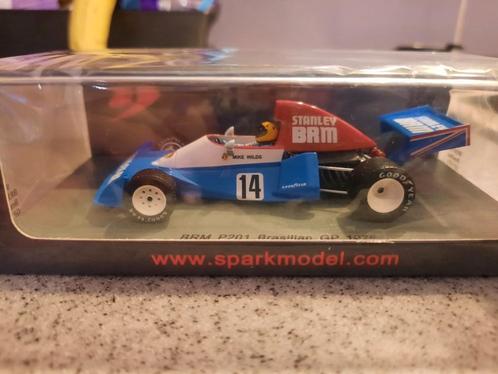 BRM P201 Brazilian GP 1975 Mike Wilds Spark 1:43 S4798, Hobby en Vrije tijd, Modelauto's | 1:43, Zo goed als nieuw, Auto, Overige merken
