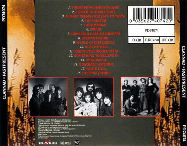 Clannad - past present (top 2000) cd nw./Orig, Cd's en Dvd's, Cd's | Wereldmuziek, Zo goed als nieuw, Europees, Ophalen of Verzenden