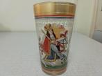 muizenglas/ drinkglas koud emaille beschilderd, gaaf, Antiek en Kunst, Antiek | Glas en Kristal, Ophalen of Verzenden