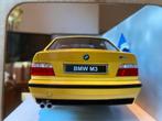 1:18 BMW (E36) M3 Coupe Dakar geel 1994 Solido / JJTOP, Hobby en Vrije tijd, Modelauto's | 1:18, Nieuw, Solido, Ophalen of Verzenden