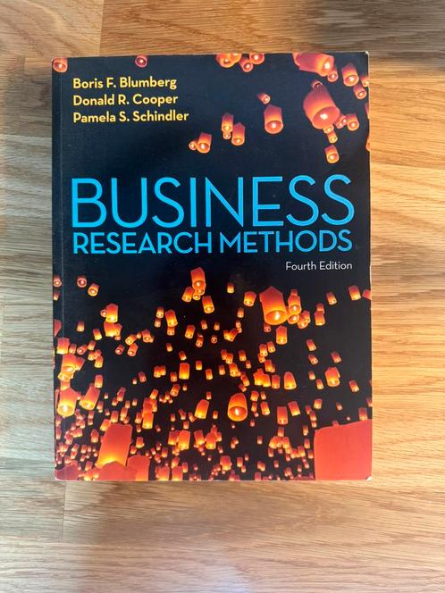Business Research Methods (4th edition) | Boris F. Blumberg, Boeken, Economie, Management en Marketing, Zo goed als nieuw, Economie en Marketing