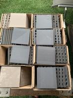 Partij mosa Grijze zwarte Tegels - 114 Stuks vloertegels, Ophalen, Keramiek, Nieuw, Minder dan 20 cm