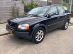 Volvo XC90 2.4 D5 SUMMUM 7-SEATER 2005 Zwart 136kW (185 PK), Auto's, Volvo, XC90, Regensensor, Beige, 7 stoelen