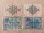 Oude Duitse bankbiljetten., Postzegels en Munten, Ophalen of Verzenden, Duitsland