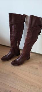 Felmini leren Dameslaarzen Maat 40 - Nieuw!, Hoge laarzen, Bruin, Nieuw, Ophalen of Verzenden