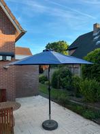 Jysk parasol (excl voet) blauw, Ophalen, Zo goed als nieuw, Kantelbaar
