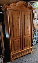 Prachtige vintage grenenhouten kledingkast in topstaat., Huis en Inrichting, Kasten | Ladekasten, Ophalen, Gebruikt, 100 tot 150 cm