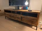 Tv meubel mangohout Houtmijn | OPHALEN VANAF 13/12, Ophalen, 150 tot 200 cm, Zo goed als nieuw, Minder dan 100 cm