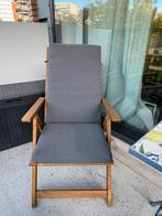 MOVING SALE! IKEA NAMMARO reclining chair with cushion, Ophalen, Zo goed als nieuw, Hout