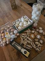 Kerstballen en houten hangers, Diversen, Kerst, Ophalen, Gebruikt