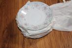 schoteltjes crown china 6x, Ophalen of Verzenden, Gebruikt, Overige stijlen, Kop(pen) en/of Schotel(s)