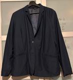 Set blauwe blazer 48 en jurk zwart met witte stippen 48, Ophalen of Verzenden, Zo goed als nieuw, Maat 46/48 (XL) of groter