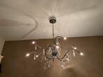 Eetkamerlamp met kristallen dimbaar., Ophalen, Zo goed als nieuw, Metaal, 50 tot 75 cm