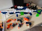 Nerf pistolen (7) en geweer (1), Kinderen en Baby's, Speelgoed | Buiten | Actiespeelgoed, Zo goed als nieuw, Ophalen