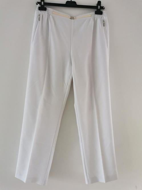 C&A broek mt. 42, Kleding | Dames, Broeken en Pantalons, Nieuw, Maat 42/44 (L), Wit, Lang, Verzenden