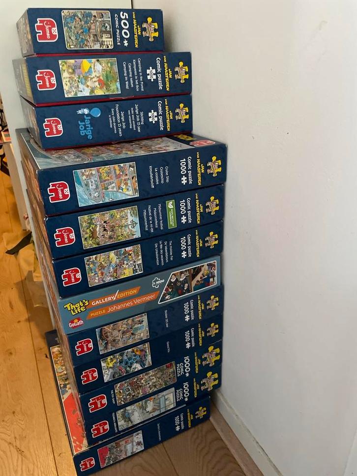 Ruilen: Van Haasteren puzzels 1000 stukjes (Peize), Hobby en Vrije tijd, Denksport en Puzzels, Gebruikt, Legpuzzel, 500 t/m 1500 stukjes