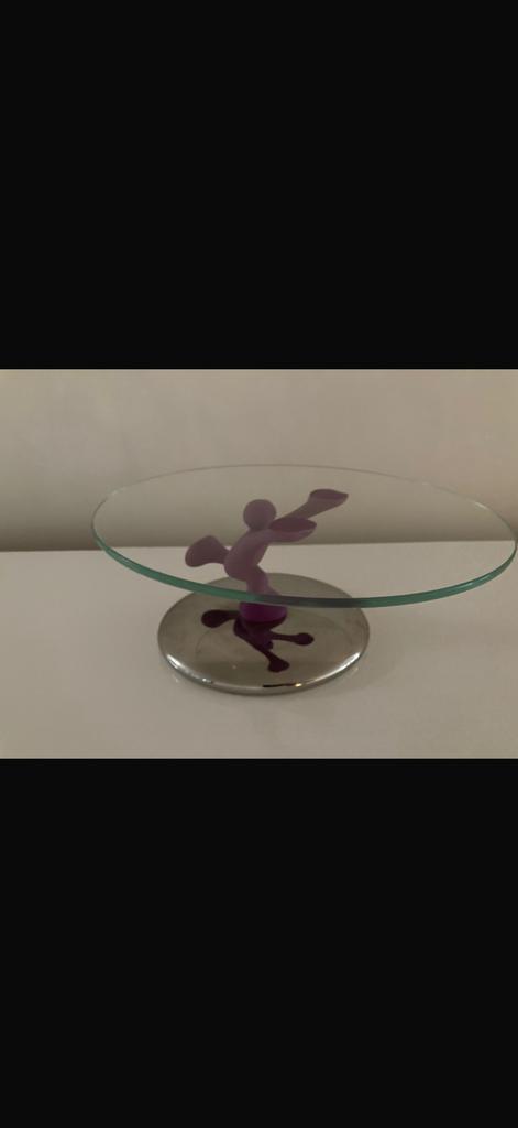 Alessi taartplateau running man, Huis en Inrichting, Woonaccessoires | Dienbladen, Ophalen of Verzenden