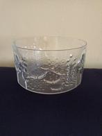 Oiva Toikka Flora Vintage grote helderglazen bowl!!, Ophalen of Verzenden