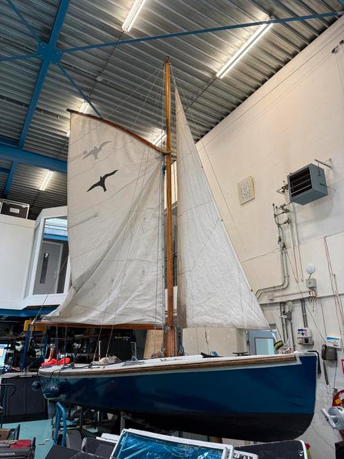 Polyvalk   + 4PK yamaha bb motor + trailer, Watersport en Boten, Zeilen en Zeiltoebehoren, Zo goed als nieuw, Grootzeil, Minder dan 15 m²