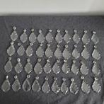 50 pegels diamant blad onderdelen kroonluchter, Huis en Inrichting, Lampen | Kroonluchters, Ophalen of Verzenden, Gebruikt, Glas