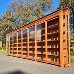 XXXL Winkelkast - Mega grote vitrinekast teakhout #2207, Huis en Inrichting, Kasten | Vitrinekasten, Niet ingevuld, Gebruikt, 200 cm of meer