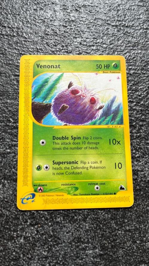 Venonat - Pokemon Skyridge, Hobby en Vrije tijd, Verzamelkaartspellen | Pokémon, Zo goed als nieuw, Losse kaart, Verzenden