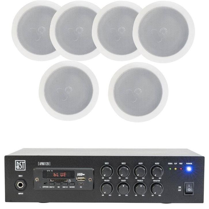 Winkel muziek set met 6 speaker Usb,Sd,Bluetooth,Fm 120 Watt, Audio, Tv en Foto, Stereo-sets, Nieuw, Speakers, Overige merken