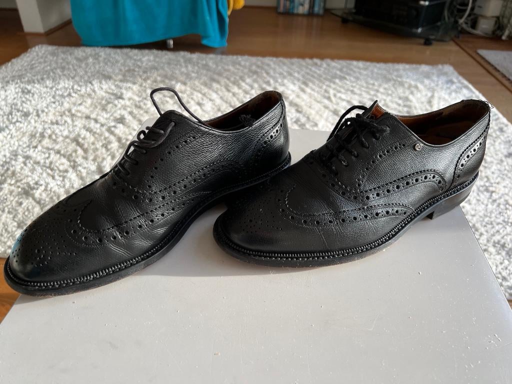 Heren schoenen Greve zwart, Zwart, Ophalen of Verzenden, Veterschoenen, Gedragen