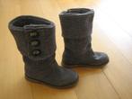 Sportieve grijs leren boots met gebreide schacht 37 SNAZZEYS, Kleding | Dames, Schoenen, Nieuw, Grijs, Hoge laarzen, Verzenden