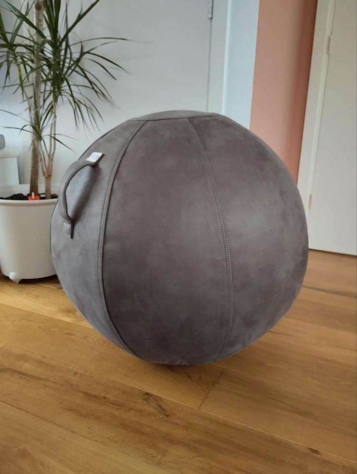 Zitbal yogabal fitness bal 70-75 cm vluv, Sport en Fitness, Yoga en Pilates, Zo goed als nieuw, Ophalen of Verzenden