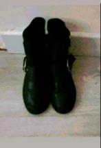 Zara zwarte leren laarzen, Meisje, Ophalen of Verzenden, Zara, Laarzen