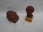 Goebel muurmasker en buste en bloemenmeisje jaren 50 / 60, Antiek en Kunst, Antiek | Keramiek en Aardewerk, Ophalen of Verzenden