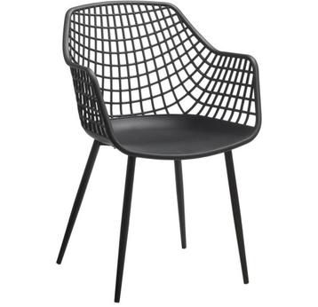Zwarte design stoelen - set van 4 beschikbaar voor biedingen