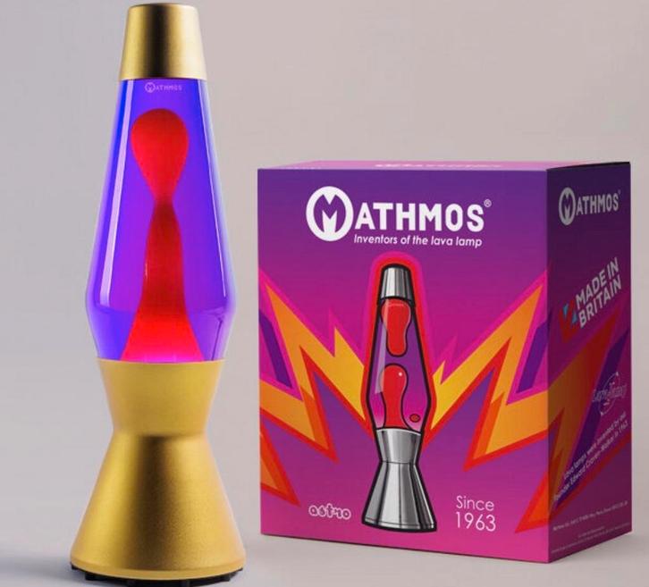Mathmos Astro Gold FIRST Edition - Nieuw in Doos!, Huis en Inrichting, Lampen | Tafellampen, Nieuw, 50 tot 75 cm, Glas, Metaal