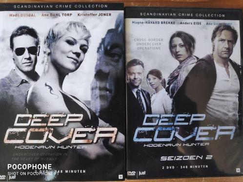 DEEP COVER - DE COMPLETE SERIE SEIZOEN 1 EN 2 - NIEUWSTAAT., Cd's en Dvd's, Dvd's | Tv en Series, Zo goed als nieuw, Actie en Avontuur