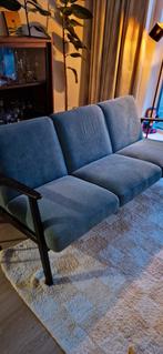 Ikea ekenaset bank 3-zits groene ribstof, Gebruikt, Minder dan 75 cm, 150 tot 200 cm, Driepersoons